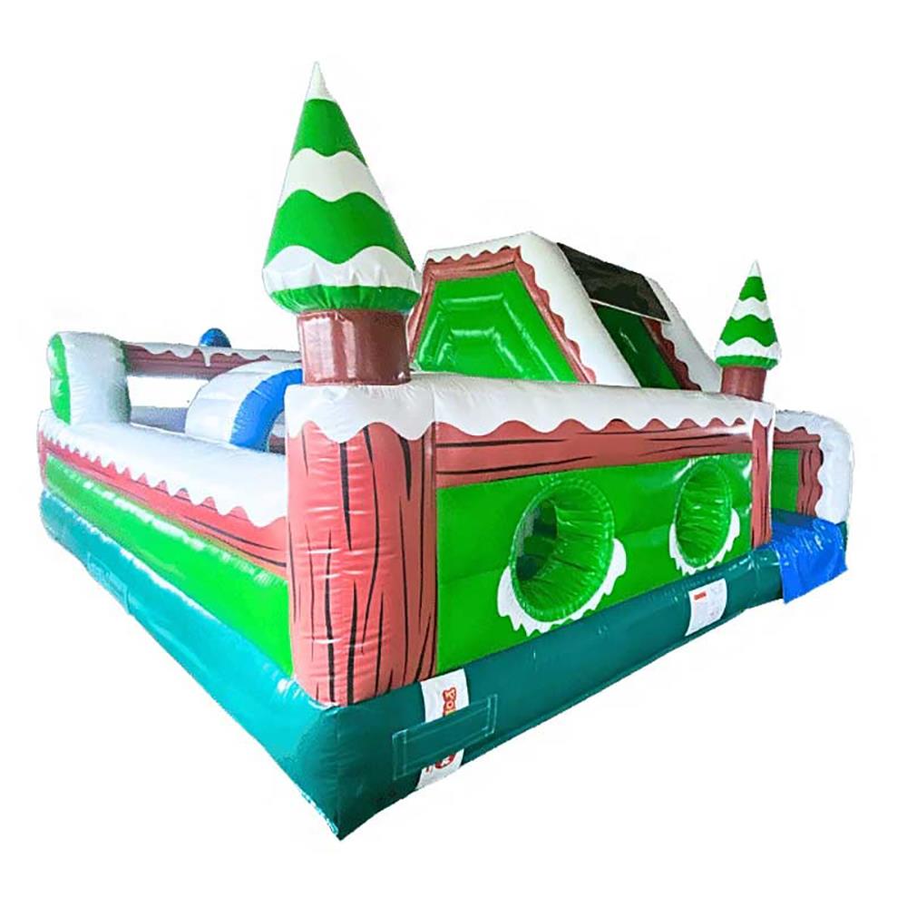 Photo Parcours Gonflable hiver